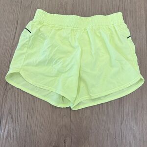 Zella Neon Yellow Kids Casual Shorts